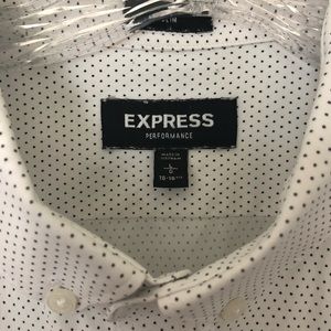 Express men’s SS Performance dress shirt sz L slim